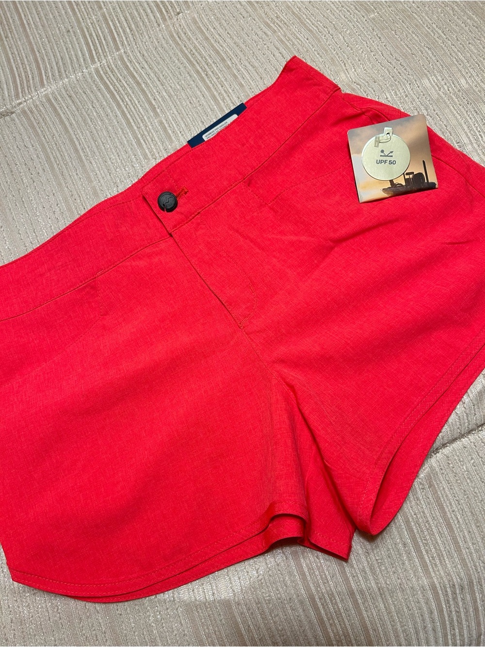 Magellan Outdoors Red High-Waist Summer Shorts